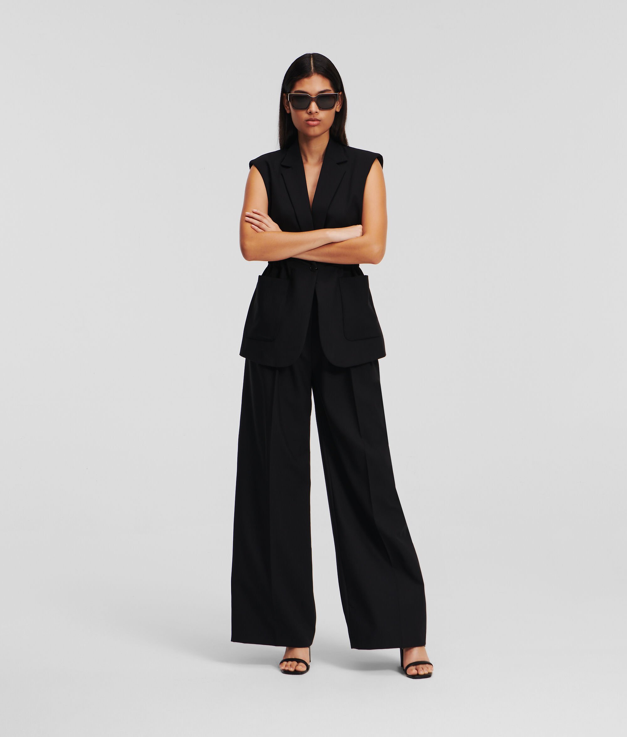 (image for) Cute Tailored Wide-Leg Trousers